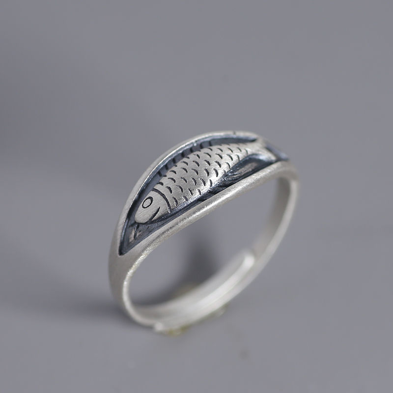 Fish Ascends Retro Koi Fish Ring