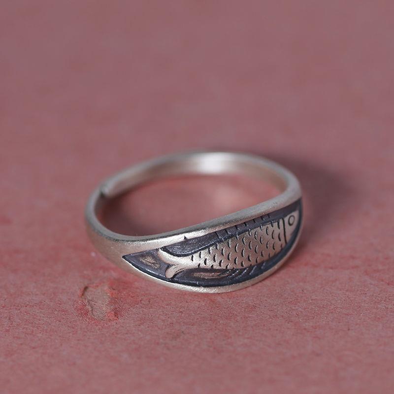 Fish Ascends Retro Koi Fish Ring