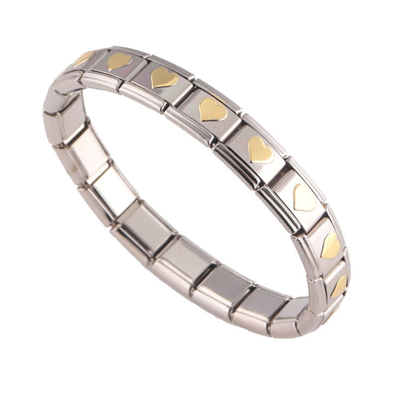 Italian-style Modular Bracelet DIY Patchwork Accessories Handmade And Creative