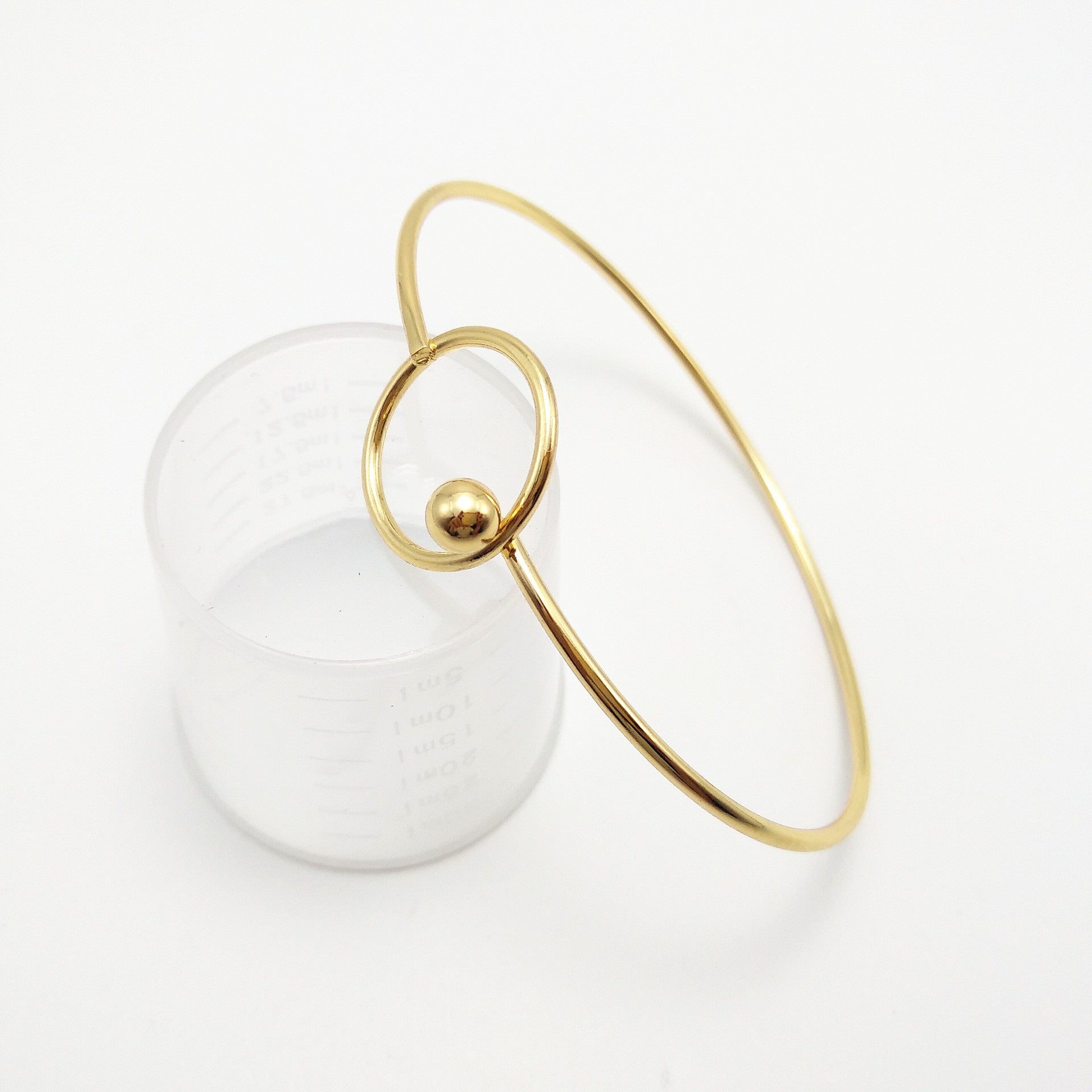 Korean-style Fashionable Snap-clasp Metal Bracelet